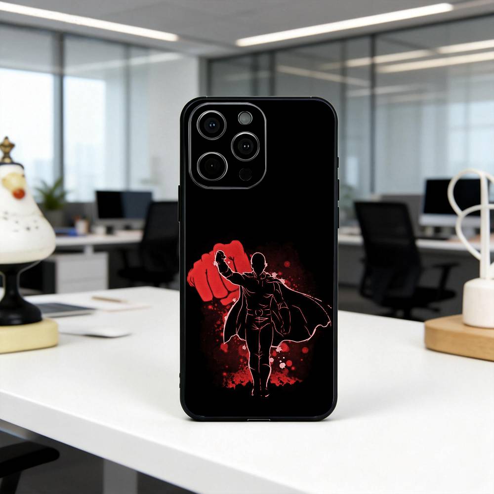 Cool power O-One P-Punchs Man-opm Phone Case Silicone Soft For IPhone 17 16 15 14 13 12 11 X XR Plus Pro Max Plus