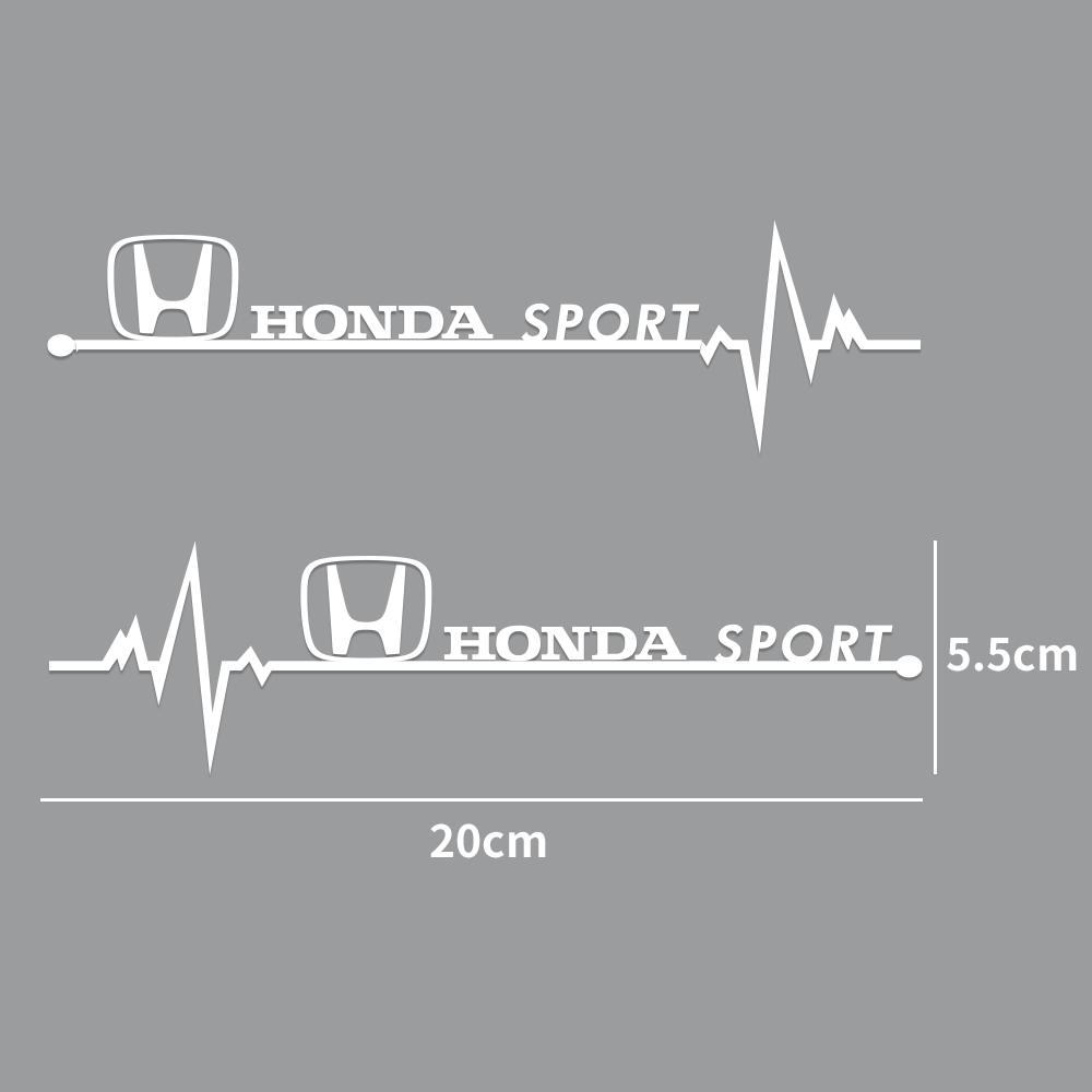 Car Body Decor Sticker Side Window Reflective Decal Accessories For Honda Mugen Power Civic Accord Odyssey Jazz CRZ CRV Spirior