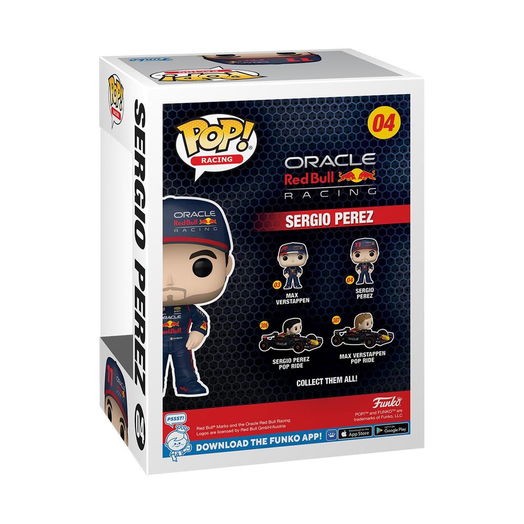 Funko Formula 1 Sergio Red Bull F1 Collectible Vinyl Figure Gift Idea Official Merchandise Kids Adults Sports Fans Model Figure for Collectors and