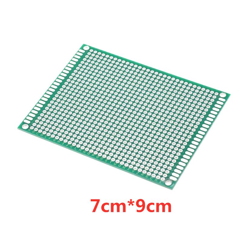 10BUC 9x15cm 8x12cm 7x9cm 6x8cm 5x7cm 4x6cm 3x7cm 2x8Cm Verde Placă de tablă cu pulverizare pe două fețe, placa universală PCB