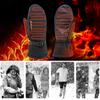 Electric Heated Gloves Motorcycle Winter Moto Heated Gloves Warm Waterproof Rechargeable Heating Thermal Gloves For Snowmobile