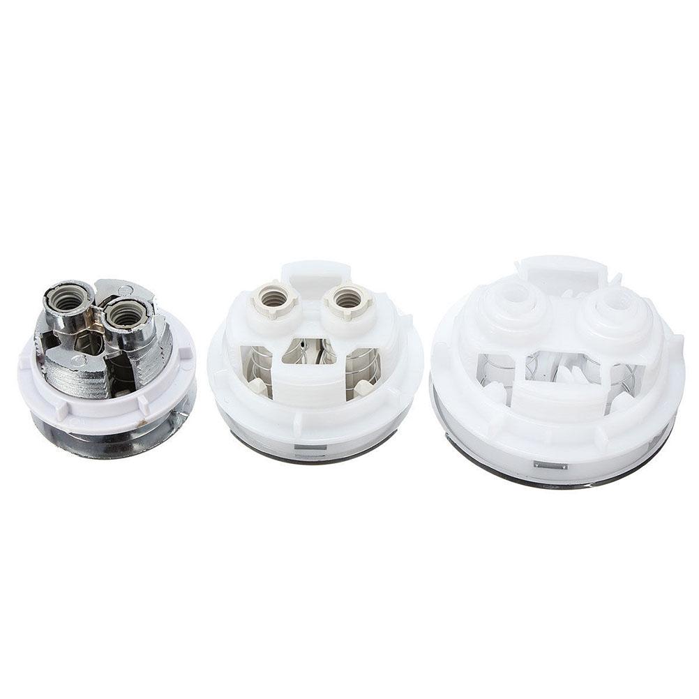 Plastic Dual Flush Toilet Water Tank Push Button With 2 Rod For 38 48 58Mm Hole