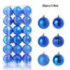 4CM Christmas Decoration Christmas Balls Hanging Xmas Tree Pendant for Home Party Decor 2025 New Year Navidad Gifts Ornaments