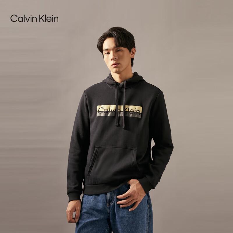 Calvin Klein Jeans Men s Fleece-Lined Hooded Sweatshirt 40QC402 L