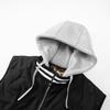 Plus Size European American Hooded Men's Ultrasonic Down Cotton Vest Jacket