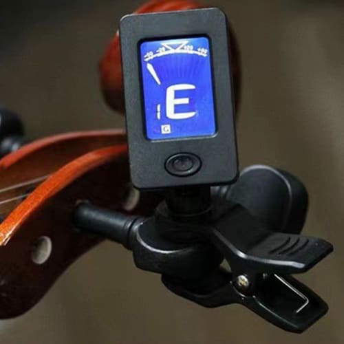 Clip-on Ukulele Tuner - Digital Tuning Tool, Portable Clip-on Tuner | Convenient Ukulele Turner, Simple Setup for Accurate Notes, Perfect Accessory fo