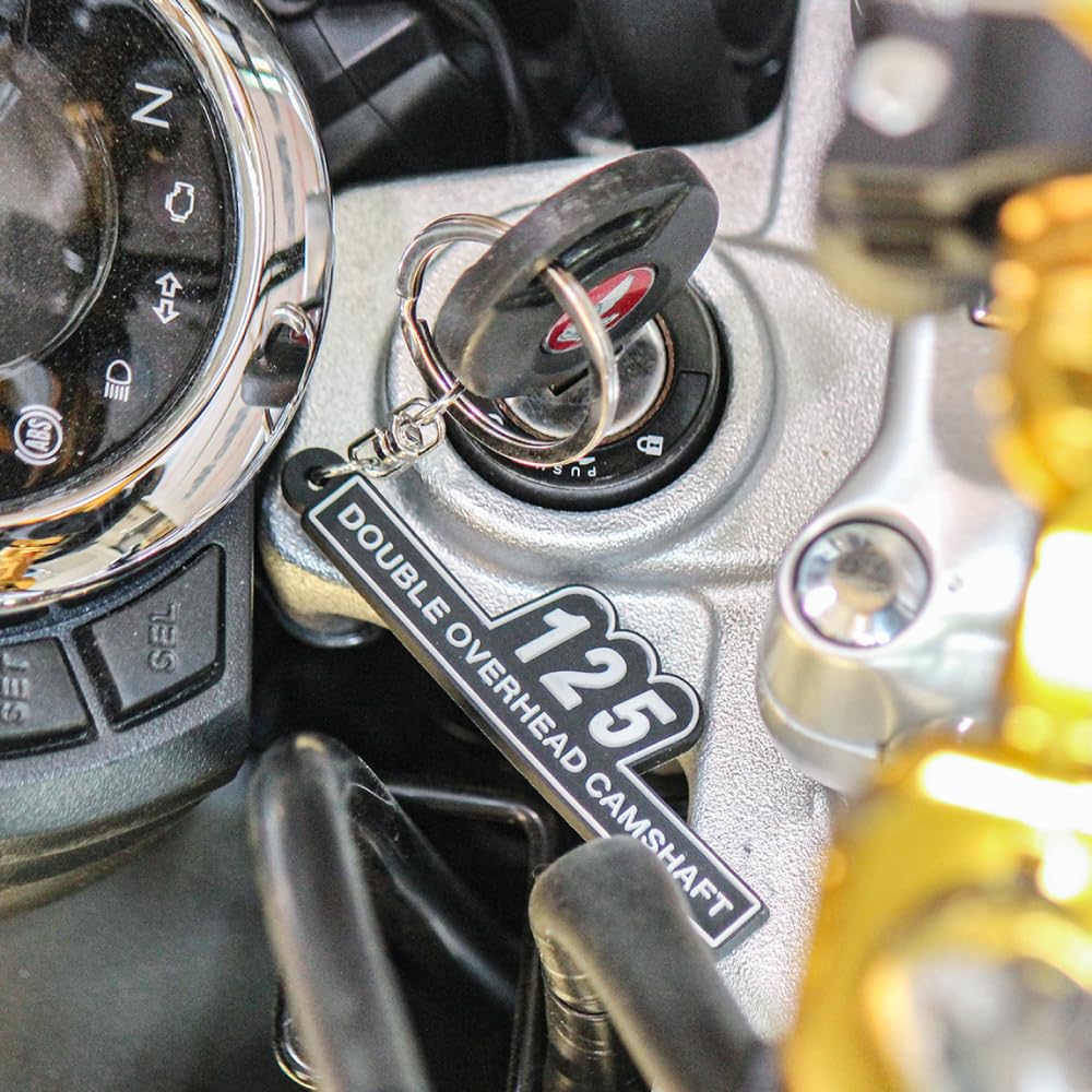 125 Side Cover Emblem Style Silicone Keychain Z125 Super Cub