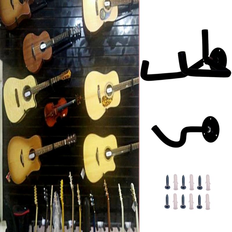 Guitar Ukulele Wall Hanger Wall Horizontal Guitar Holder Bass Stand Rack Hook