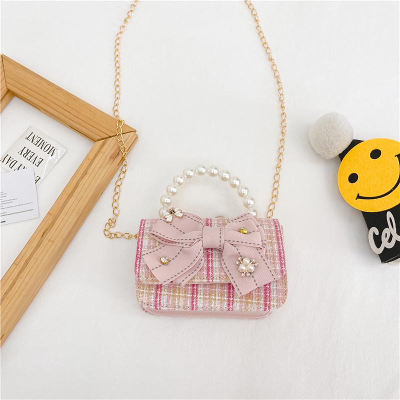 

Adorable Children s Backpack With Charming Bow Accessories For Girls Casual Outings Magenta Bow
