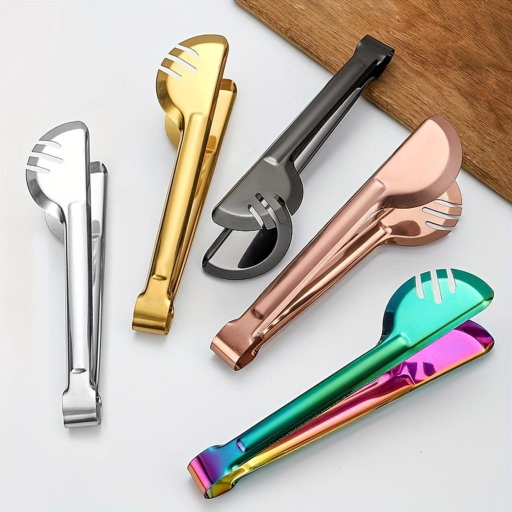 Szczypce do grilla ze stali nierdzewnej 304, długi uchwyt, antypoślizgowe, przybory kuchenne, jedzenie, chleb, zacisk do grilla, przybory kuchenne do restauracji