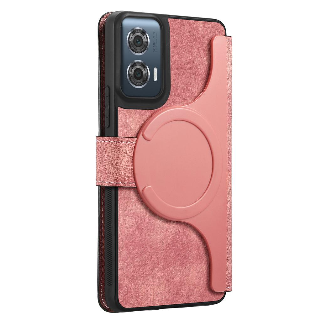 For Motorola Edge 50 Fusion 5G Magnetic Case CASENEO Detachable Leather Phone Wallet Cover