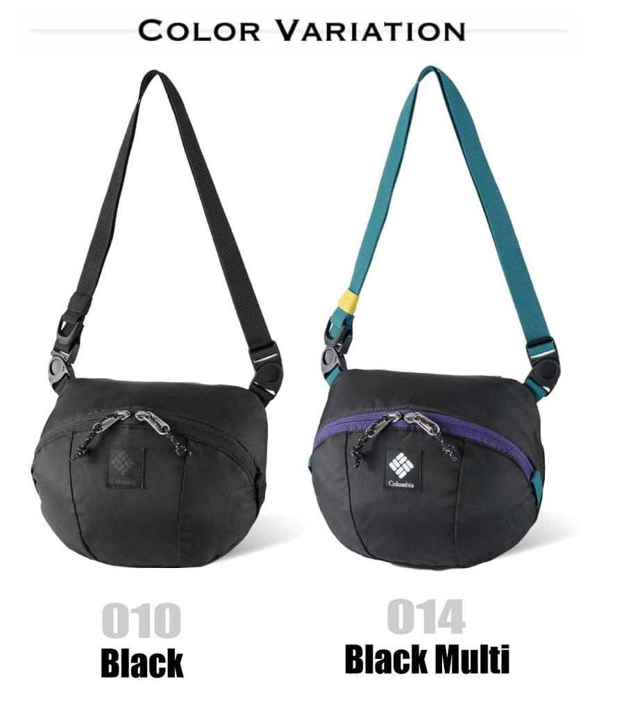 Columbia Panacea Shoulder Mini Shoulder Bag with PU8801 Black Bag, 2-Way Pouch, (014 Multi)
