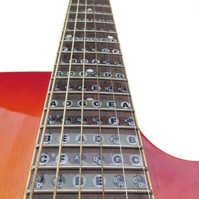 Adesivi per tastiera di chitarra, adesivi per tastiere, adesivi per principianti