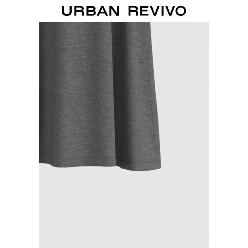 UR Women's Elegant Faux Two-Piece Round Neck Slim Dress