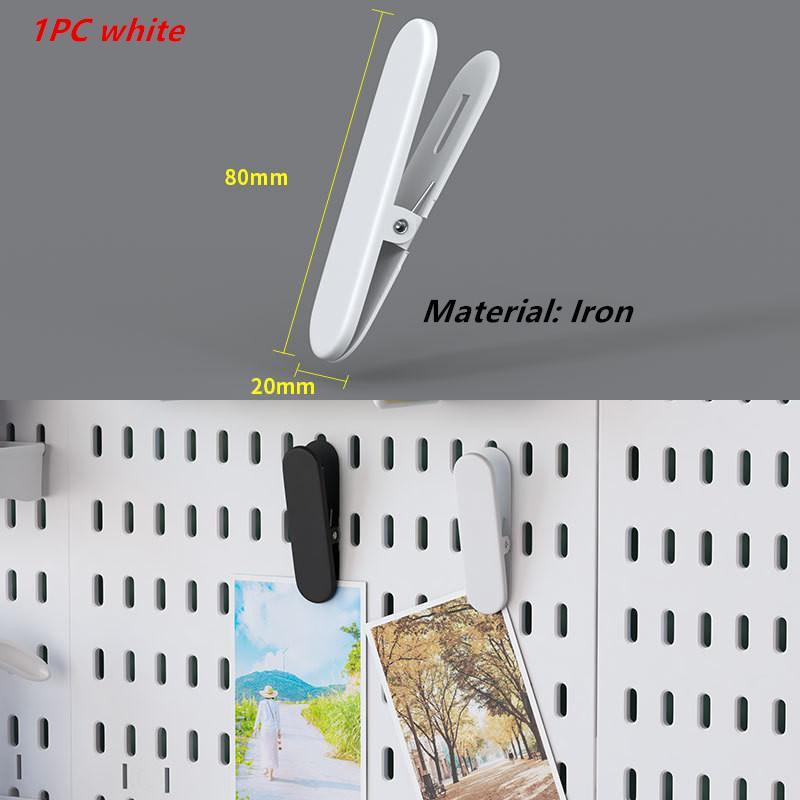 Punch-free Hole Board Vertical Desktop Wall Hanging Office Desk Storage Shelf Reading Room Desktop Kitchen Bathroom Storage Rack