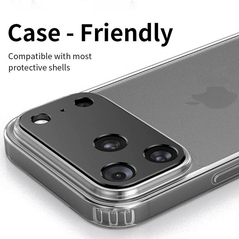 Metal Camera Lens Protector For iPhone 17 Pro Max Aluminum Camera Lens Ring Case for iPhone17Air 16 15 14 12 13 Protect Lens Cap