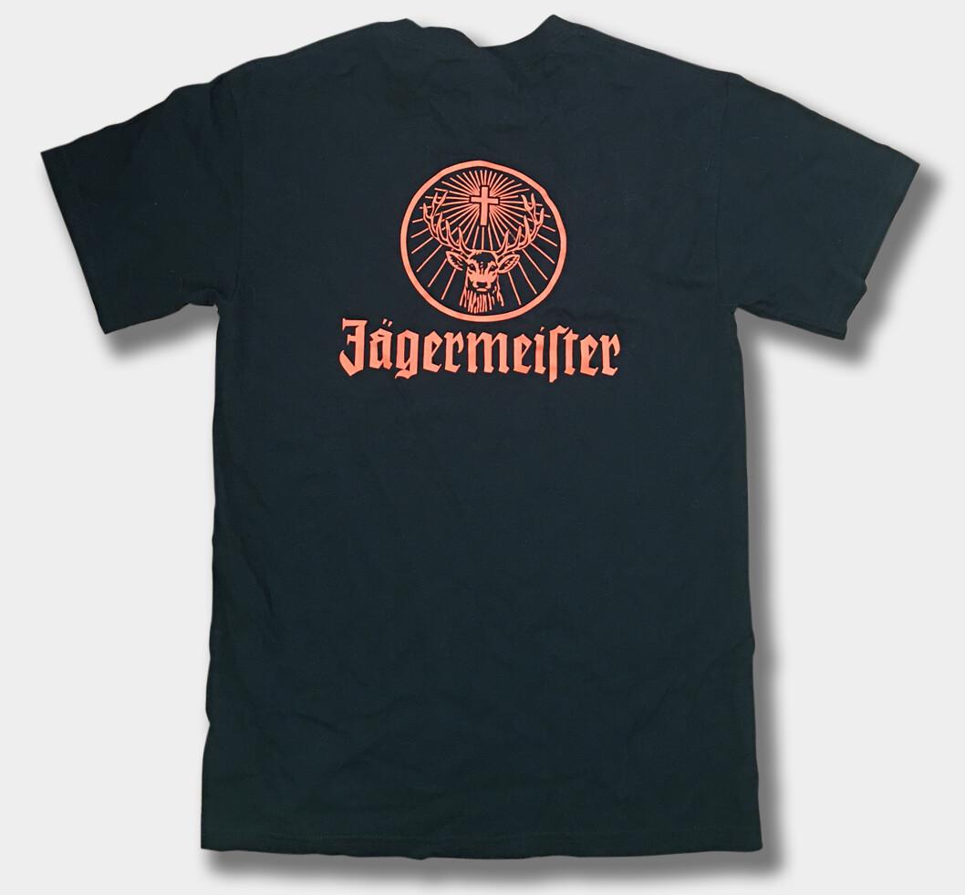 JAGERMEISTER Немецкий травяной ликер Классический логотип Футболка НОВЫЙ РАЗМЕР. M XL