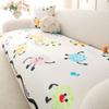 Summer New Special-Shaped Cartoon Color Funny Sofa Cushion, Living Room Cold Silk Cool Non-Slip Sofa Seat Cushion, Mat Cushion