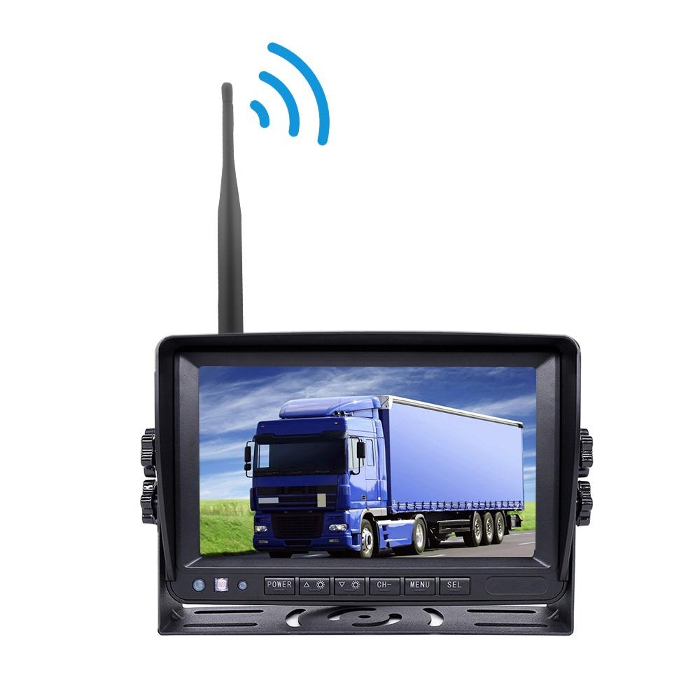 Wireless Car Truck Front Parking 24 Volt Reverse Backup Waterproof View Camera Trailer with Guidelines Monitor Ip68 Camera