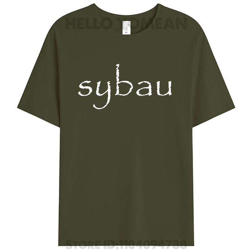 Generace Z Sybau Vtipný Slang Brainrot Meme Dámské Pánské Bavlněné Tričko Trička Topy