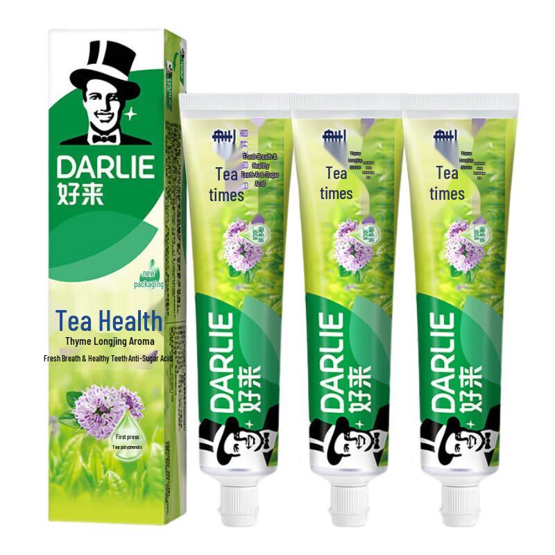 

DARLIE Tea & Thyme Longjing Toothpaste 190g (3-Pack)