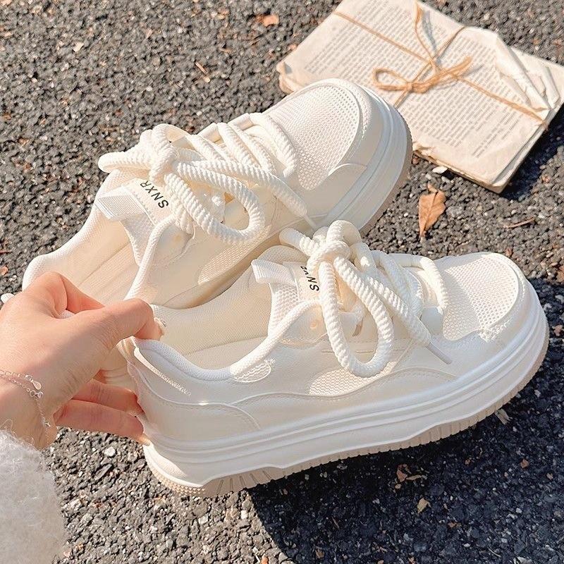 

Women s shoes breathable mesh shoes white shoes women s platform with skirt shoes casual sports shoes 40