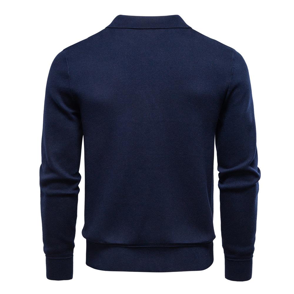 Polo Ralph Lauren 2025 Høst og Vinter Broderi Ny Herrejakke Genser Cardigan Herre Glidelås Business Casual Jakke Herre