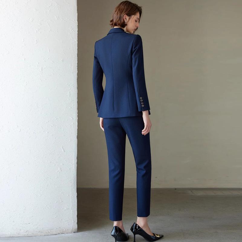 Aishangchen Women's Professional Autumn/Winter Suit Set: Elegant Business Formal Workwear with Trousers