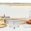 1pc Sink Triangle Drain Basket Stainless Steel Kitchen Residue Filter Net Basket Leakage Wash Vegetable Basket Storage Shelf
