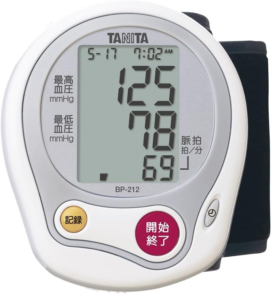 

Tanita Wrist Blood Pressure Monitor White BP-212 BP-212-WH белый