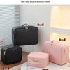 LED Mirror Makeup Bag: Spacious Handbag for Skincare & Cosmetics Storage