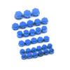 30 Pezzi Copri Dadi Bulloni Viti per Moto Accessori Universali Per Honda Plastica Placcatura Blu Stabile Anticorrosione Durevole