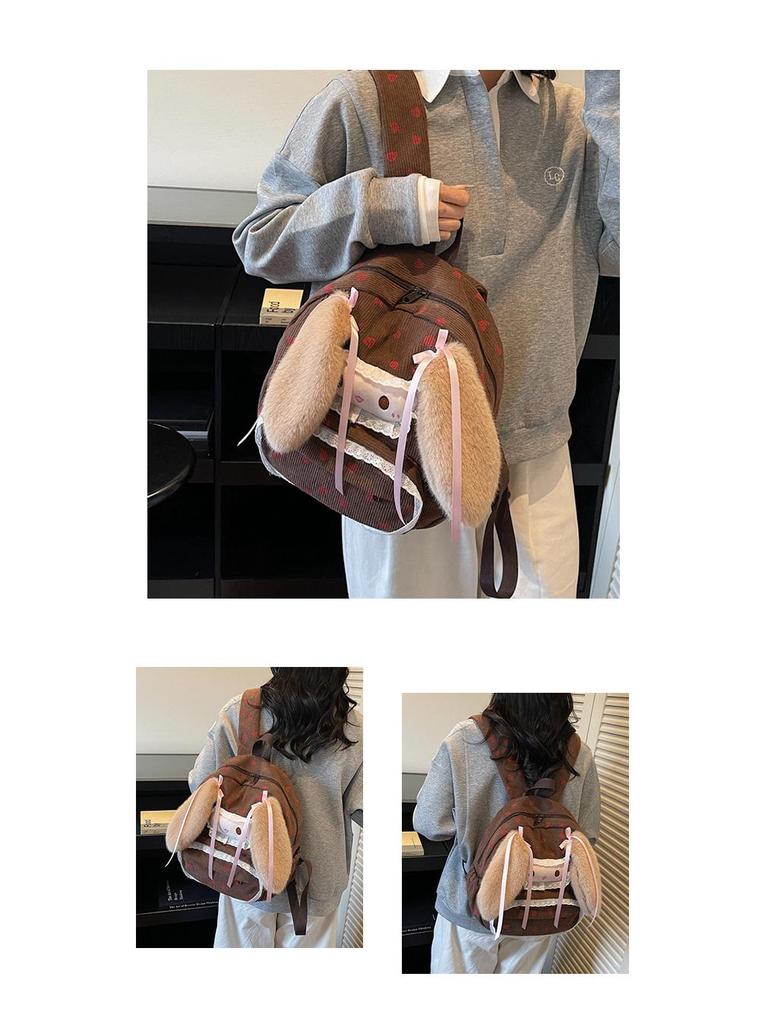 Girls' Lightweight Double Shoulder Backpack for School and Travel