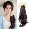 Grasping Clip Slightly Curled Side Ponytail Wig Braid Low Tie Wig Ponytail Natural and Easy To Handle