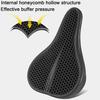Atmungsaktiver Fahrradsitzkissenbezug Rutschfestes Design Hochtemperaturbeständiger Fahrradsattelbezug aus Silikon mit Wabenstruktur Fahrradzubehör