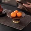 Exquisite Walnut Wooden Tea Tray Dried Fruit Snack Fruit Plate  Dessert Plate Tea Shop Tea Tray Cake Pan Dim Sum Dish Plates