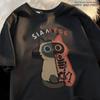 Siamese Perspective Fun Japanese Ins Woman T Shirts Graphic S-Xxxl Tee Shirt Casual Tshirt Leisure Street Tops Women's Clothing