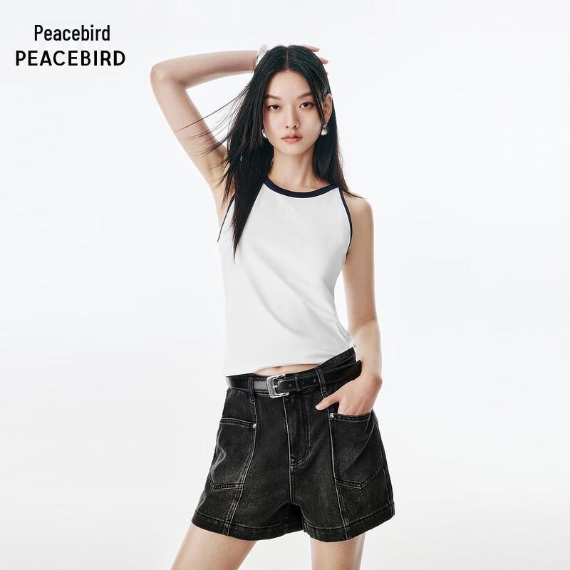 PEACEBIRD Women s Strappy Camisole Top A3CQF2647 S