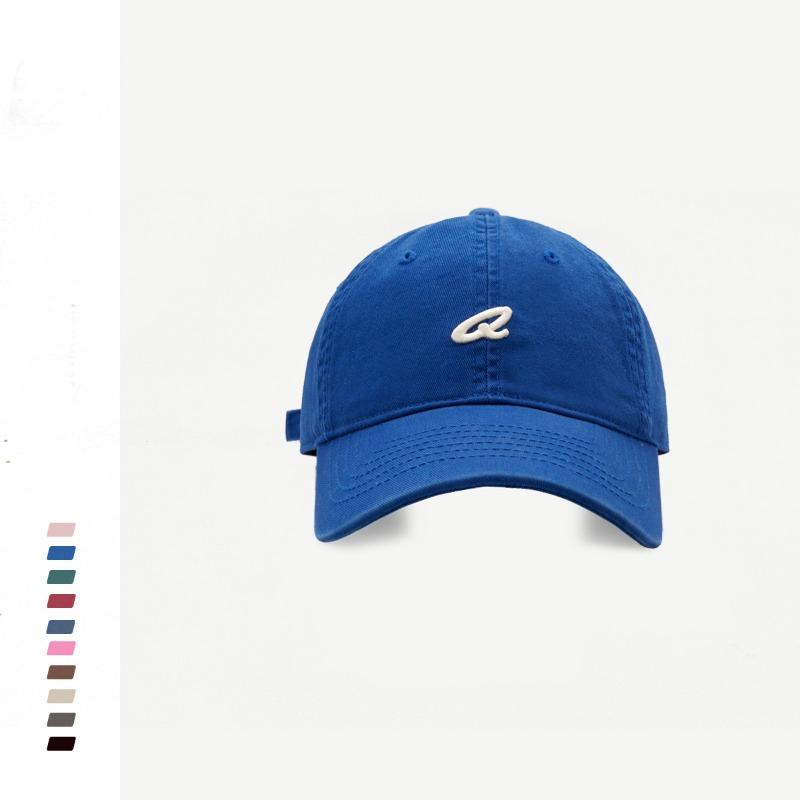 Baumwoll-Baseballkappe Damen lässige Softtop-Kappe Herren Sommer Paar Sonnenhut