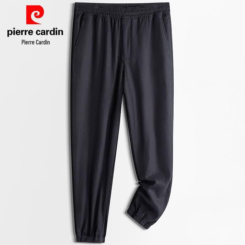 Pierre Cardin Men s Slim-Fit Linen Blend Casual Pants 3XL чёрный