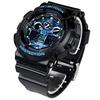 Forces Police Officer Camouflage Blue Camouflage Camouflage 20 ATM Water Resistant Plastic Strap Watch Self-Defense G-SHOCK Men's (GA-100CB-1A