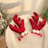 Merry Christmas Decor Christmas Hairpin Deer Horn Children Antler Hair Clip Unique   Girls