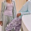 Hanro Sleep   Lounge Long Pants  74848  Beryl Stripe 
