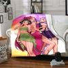 1Pc Purple Hair Hunter Blanket For Couch Bed Plush Cozy Fuzzy Blanket Super Soft Warm Blankets For Fall And Winter 0918206