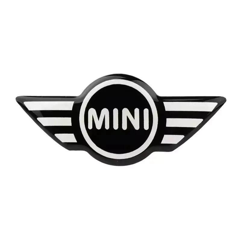 Car Steering Wheel Center Sticker Logo for Mini Cooper John Cooper Works R50 R52 R53 R55 R56 F54 F55 F56 F60 Interior Decoration