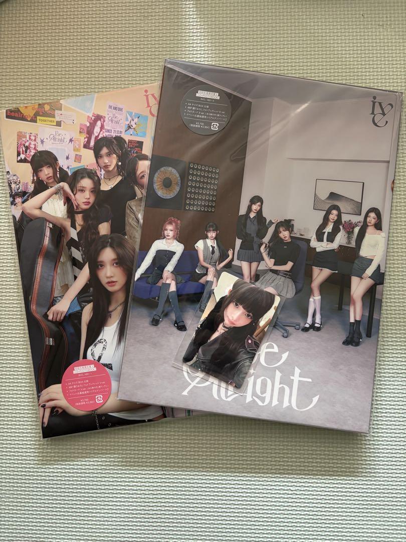 

[USED] IVE Be Alright CD (2 types) Trading Card Ray