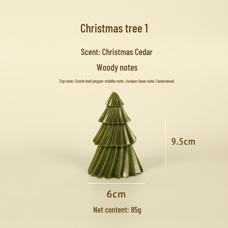 Christmas Scented Atmosphere Candles and Imitation Ornament Gifts