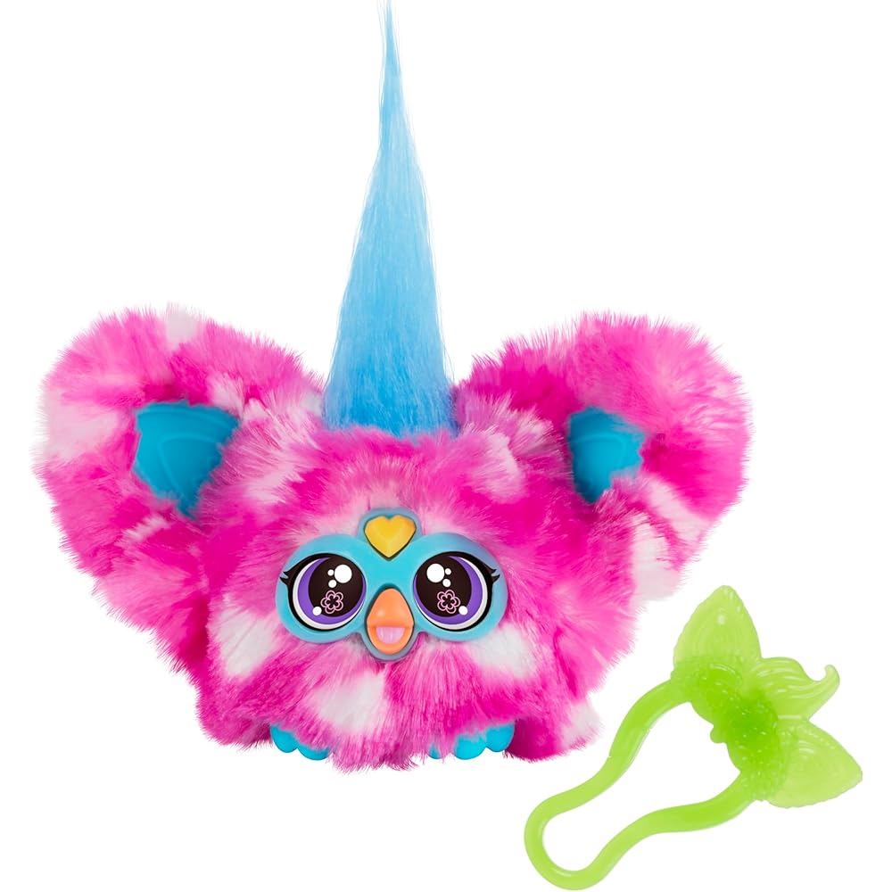 

Furby Furblets Mini Friend Pink Plush Toy with Sounds and Furby Language for Ages 6 and Up