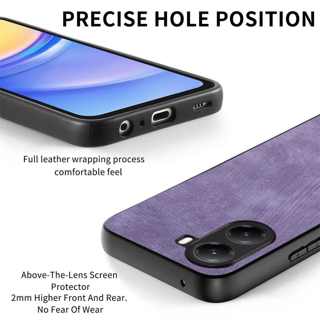 For Xiaomi Poco X7 Pro 5G/Xiaomi Redmi Turbo 4 5G Case Shockproof Slim Retro Leather Phone Back Cover