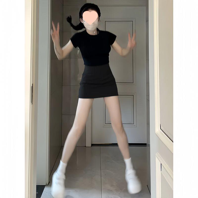 

Women s Gray High-Waist A-Line Bodycon Midi Skirt - Spring/Summer 2025 Collection L чорний